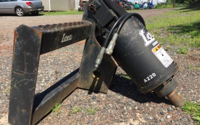 Skid Steer Auger with Various Points